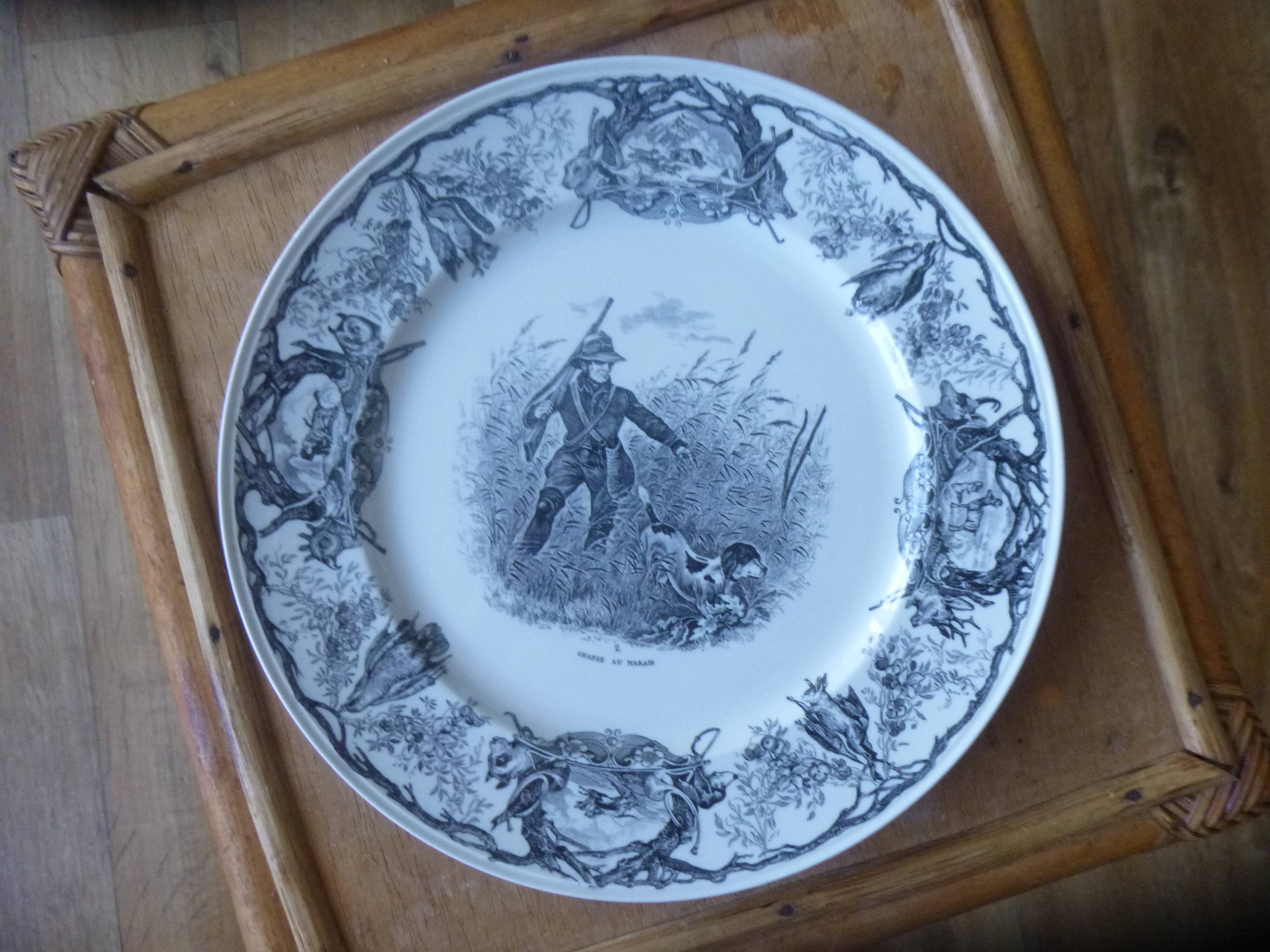 Plate plate Villeroy & Boch series "the hunt"
