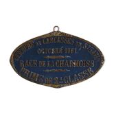 Plaque agricole ancienne