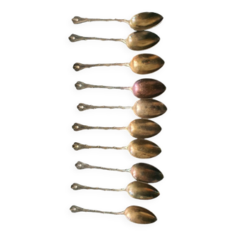 Set of 12 small teaspoons