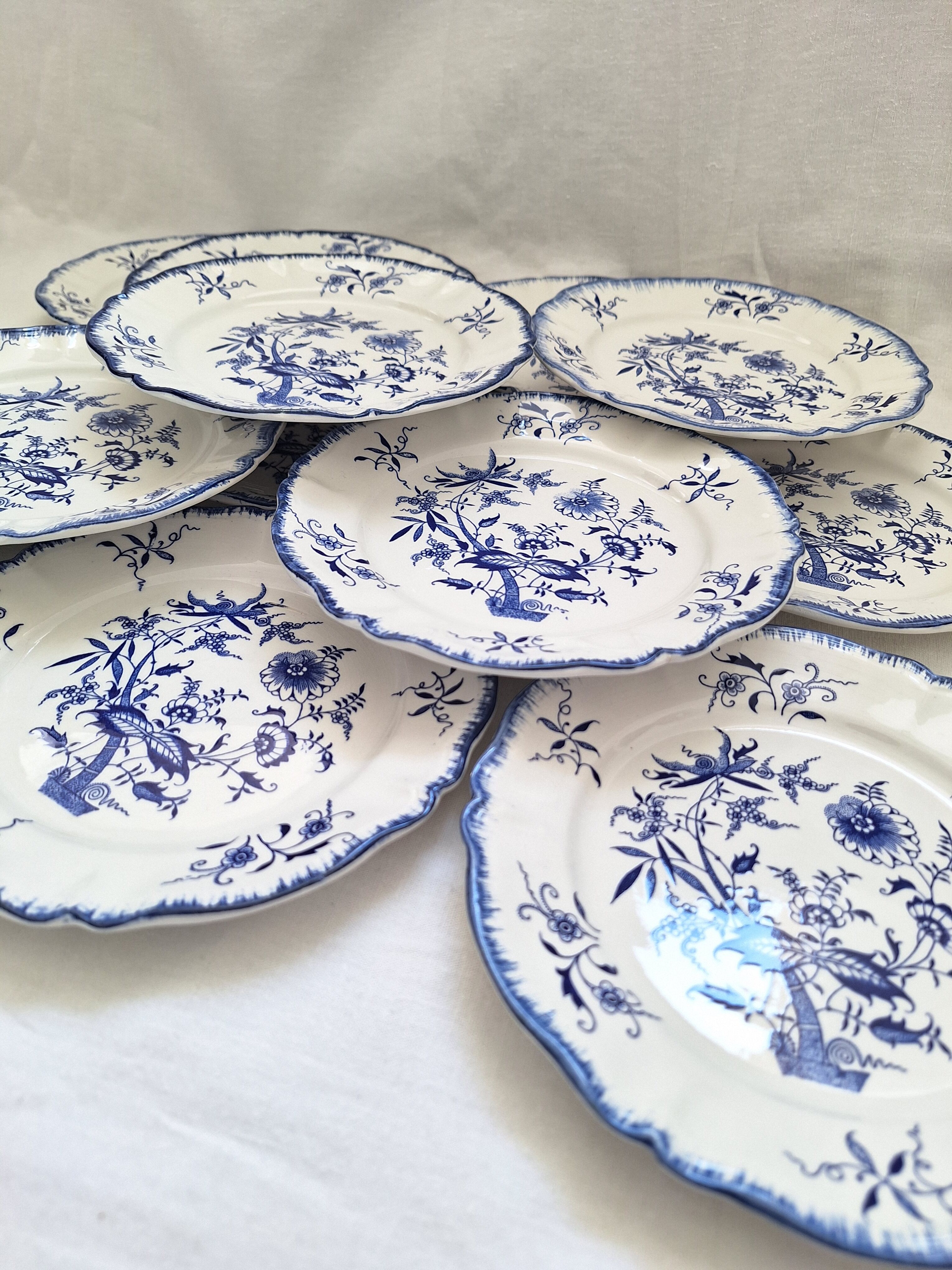 Dessert plates Sarreguemines Lancaster