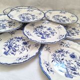 Dessert plates Sarreguemines Lancaster