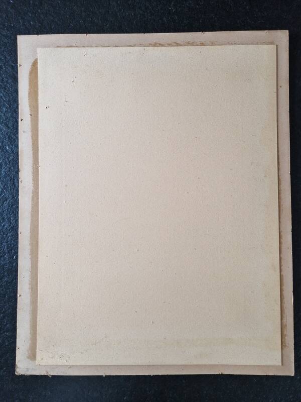 Georges Villa (1883-1965) - Colour lithograph - Gallant scene