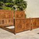 Paire de Lits Style Art Nouveau