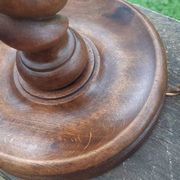 Art Deco twisted wood lamp. FREE DELIVERY