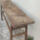 Asian elm console