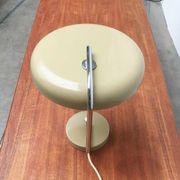 Minimalist German table lamp from the mid-century space age by Hustadt Leuchten, 1960s.