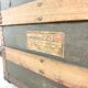 Antique american trunk chest 1900s