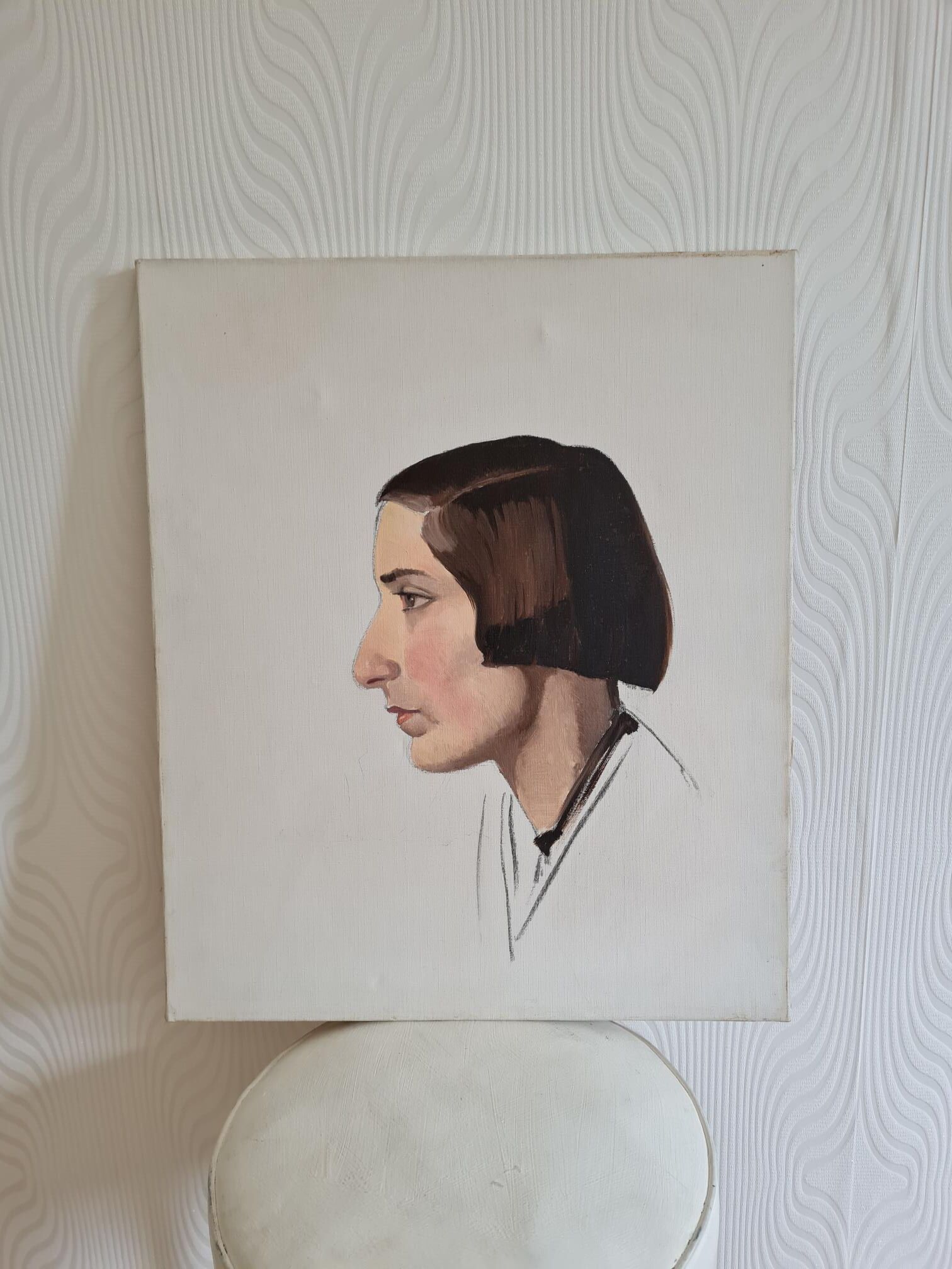 White portrait board