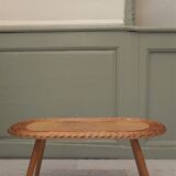 Table of 1960s Czechoslovak rattan