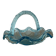 Small Moulded Blue Glass Basket Portieux