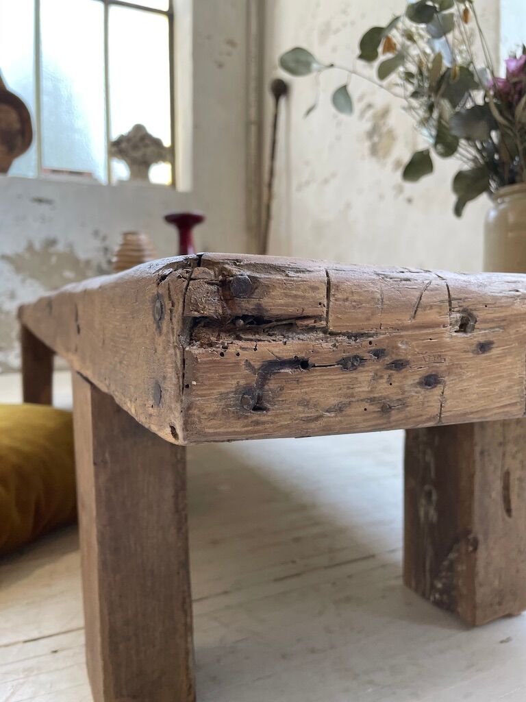 Brutally artisanal oak coffee table