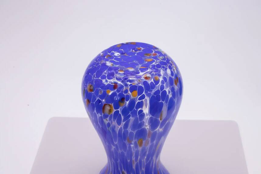 Handmade Blue Murano Glass Vase
