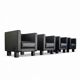 4 x Black Leather Poltrona Frau Moji Armchairs / sofa by Shigeru Uchida