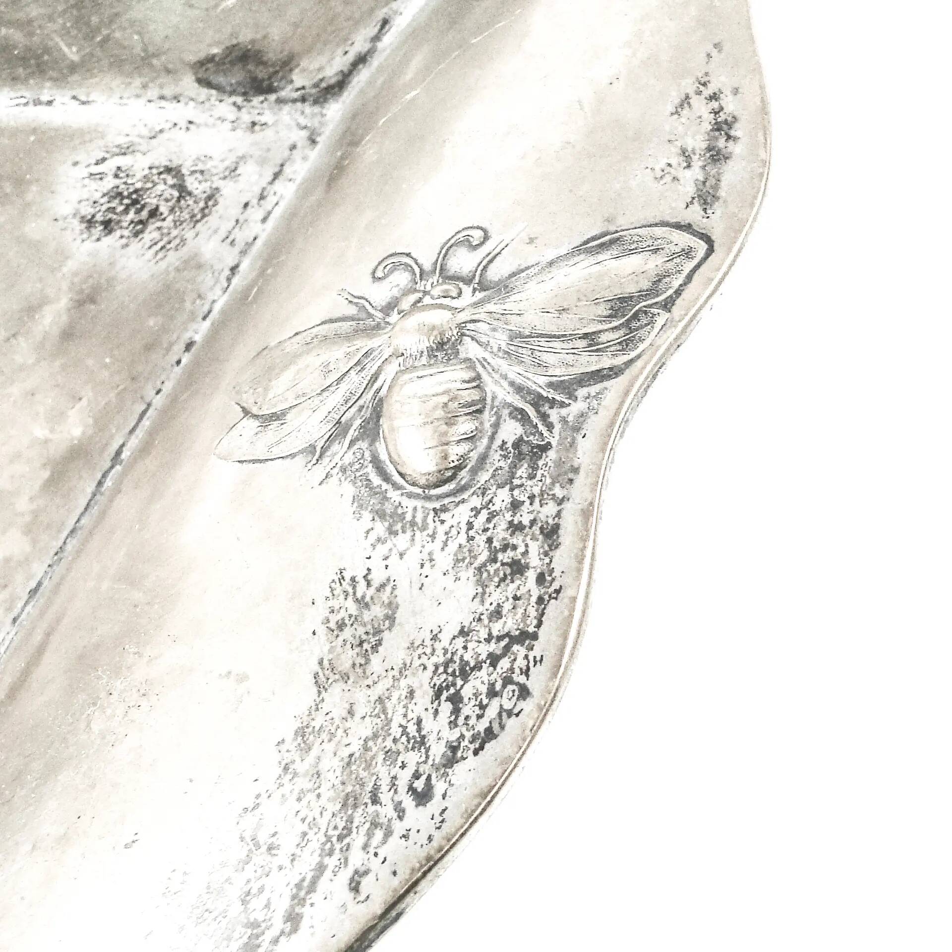 Art Nouveau basket, silver-plated brass, WMF, Germany, early 20th century