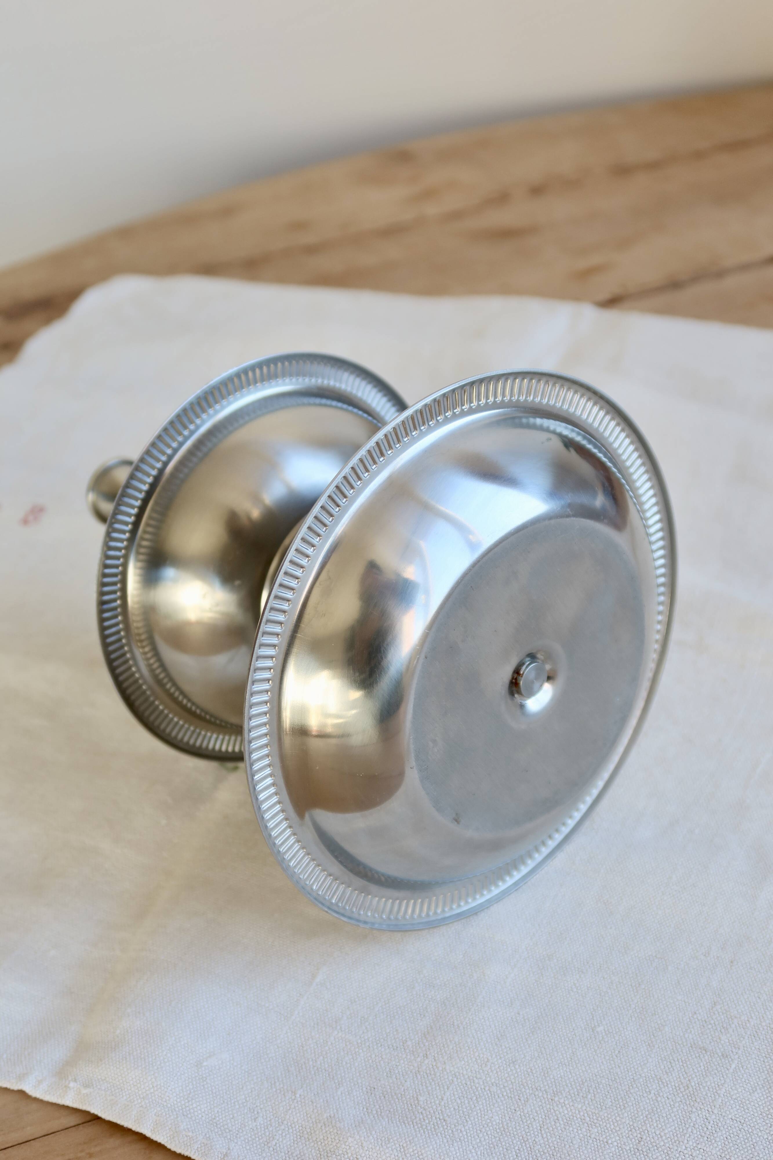 Vintage 2-tier silver-plated display stand - Dessert server