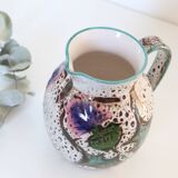 Ceramic jug, rustic, vintage French