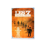Original movie poster "The Seven Mercenaries"1961 McQueen,Brynner,Bronson...
