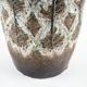 Scheurich ceramic floor vase with botanical relief pattern, Germany, 1970s