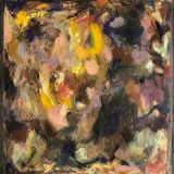 Tableau abstrait par Robert Fontené (1892-1980)
