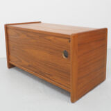 Danish design small teak audio cabinet, 1960