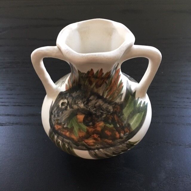 Vase décor poisson