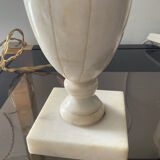 Pair of marble lamp bases from the 1950s.