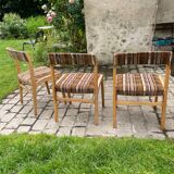 Trio of Baumann chairs from the 60s