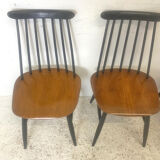 Set of 4 vintage chairs 60's