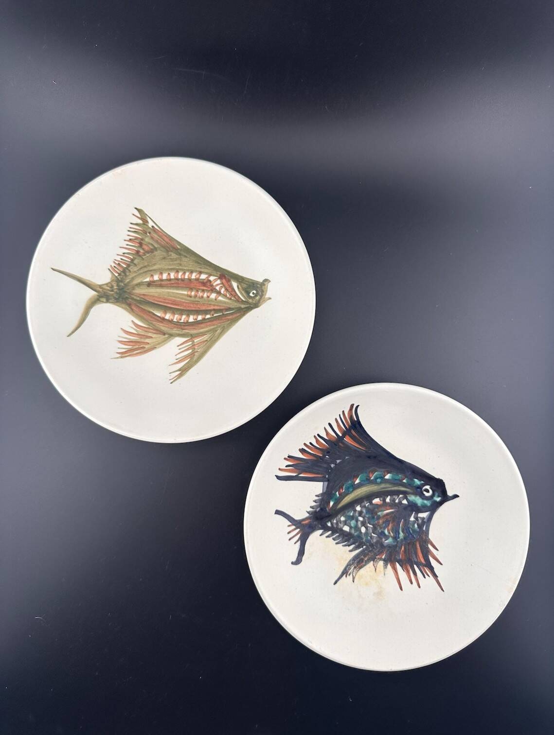 lot de 2 Coupelles signées Piclet de Collection Quimper