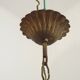 Vintage Hollywood Regency Wheat Sheaf Gold Gilt Metal 5 Light Chandelier