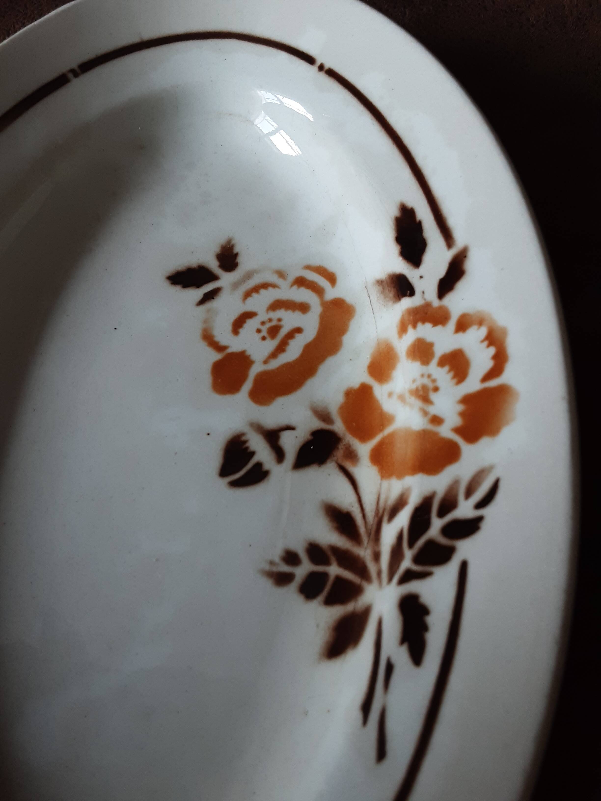 Butter dish. Digoin sarreguemines