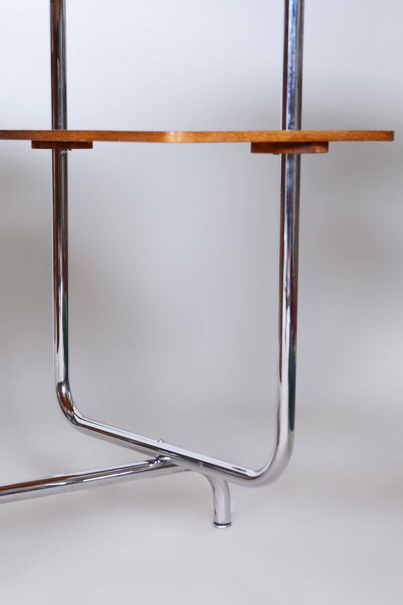Bauhaus Oak Writing Desk attributed to Jindřich Halabala for Up Závody, 1930s