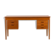 Danish Teak Model 130/1 Desk by Børge Mogensen for Søborg Møbelfabrik, freestanding 1950s