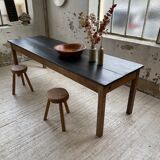 Black pine farm table 250 cm