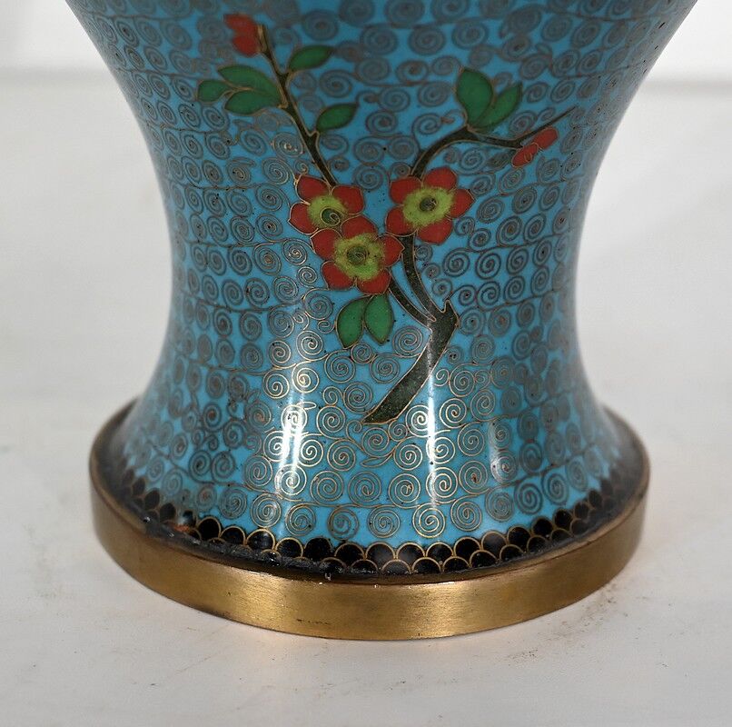 Potiche in cloisonné and bronze enamels, Japan – late nineteenth