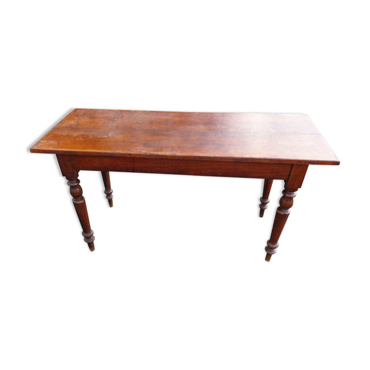 Table with turned legs