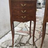 Table de chevet marqueterie
