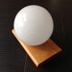 White opaline opaline wall lamp Scandinavian style / vintage 60s-70s
