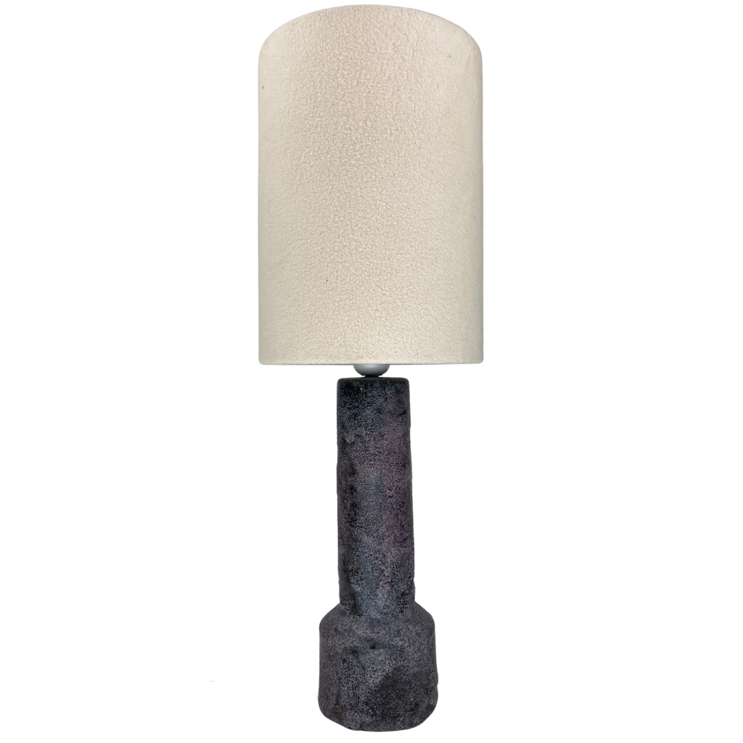 Dutch ceramic fat lave table lamp by Pieter Groeneveld, 1960s