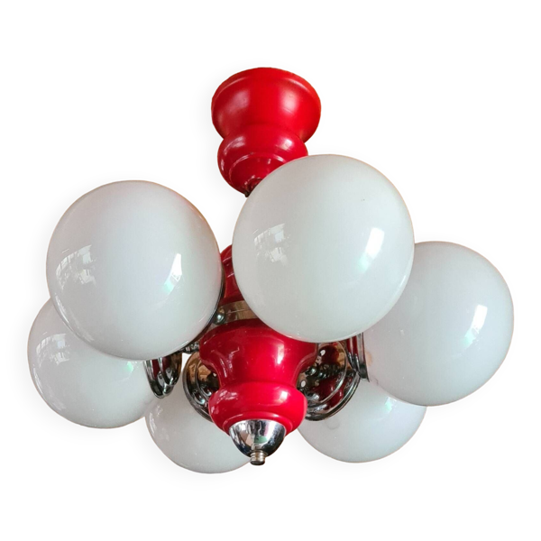 lustre suspension design sputnik 1950 a70 space age eyes ball 37x40 — Beyit