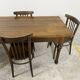 Grande table de ferme ancienne en chêne – 229 cm
