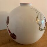 Tharaud Limoges porcelain ball vase