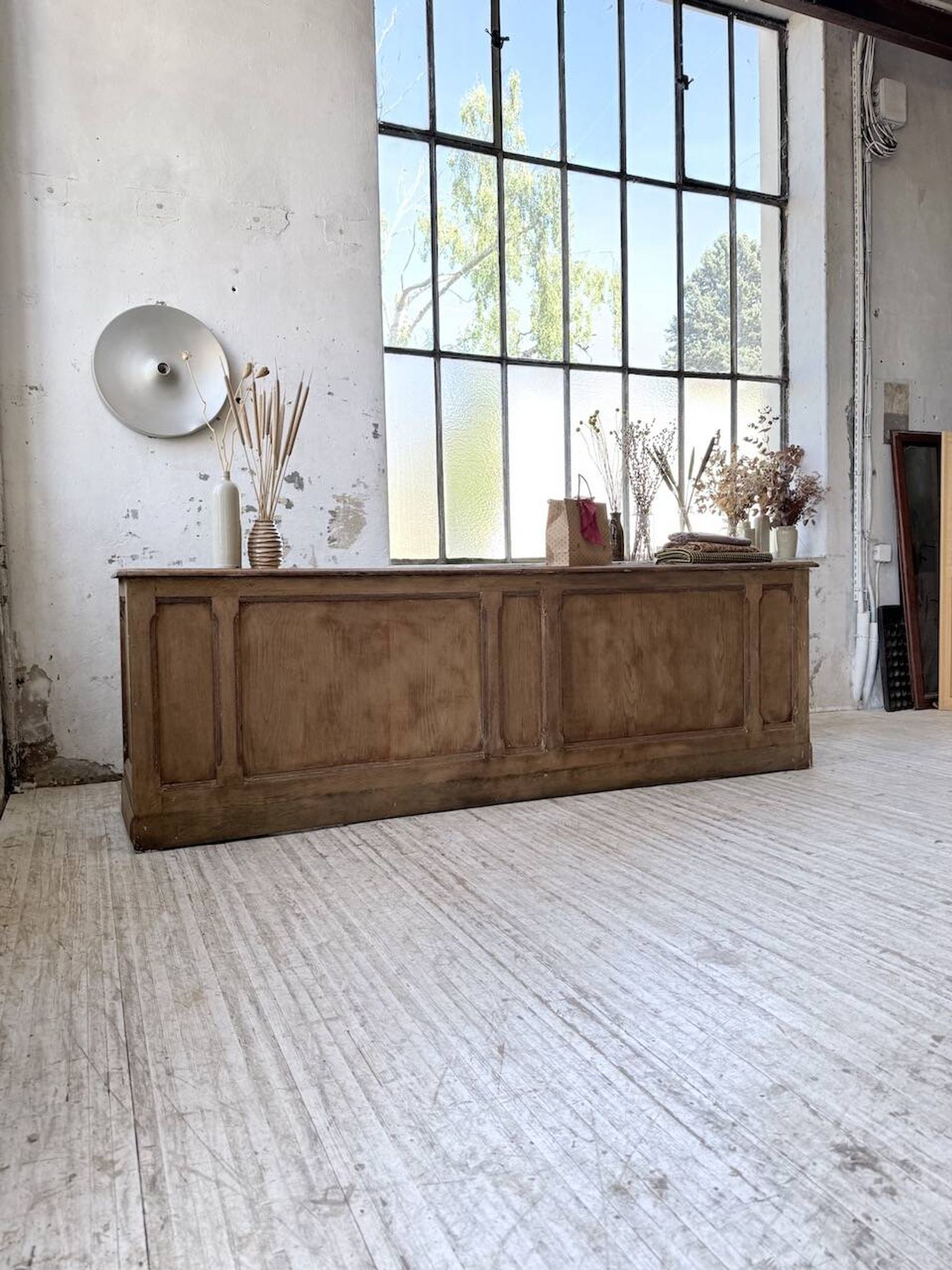 Oak workbench 250 cm XL 1950