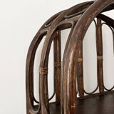 Vintage rattan shelf