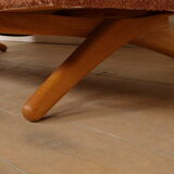 Vintage sofa | 3-seater | ML-90 | pink | reupholstered