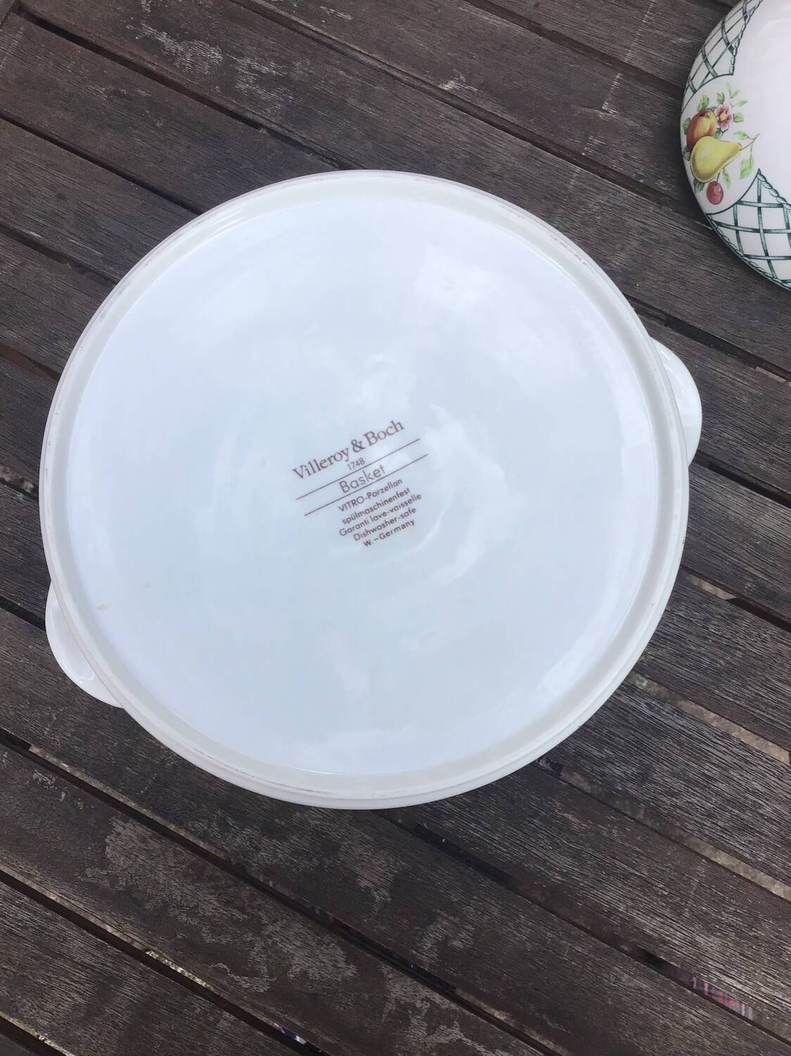 Villeroy and Boch “basketball” tureen