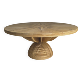 Table Rosa Dei Venti par Mario Ceroli pour Poltronova, années 1970.