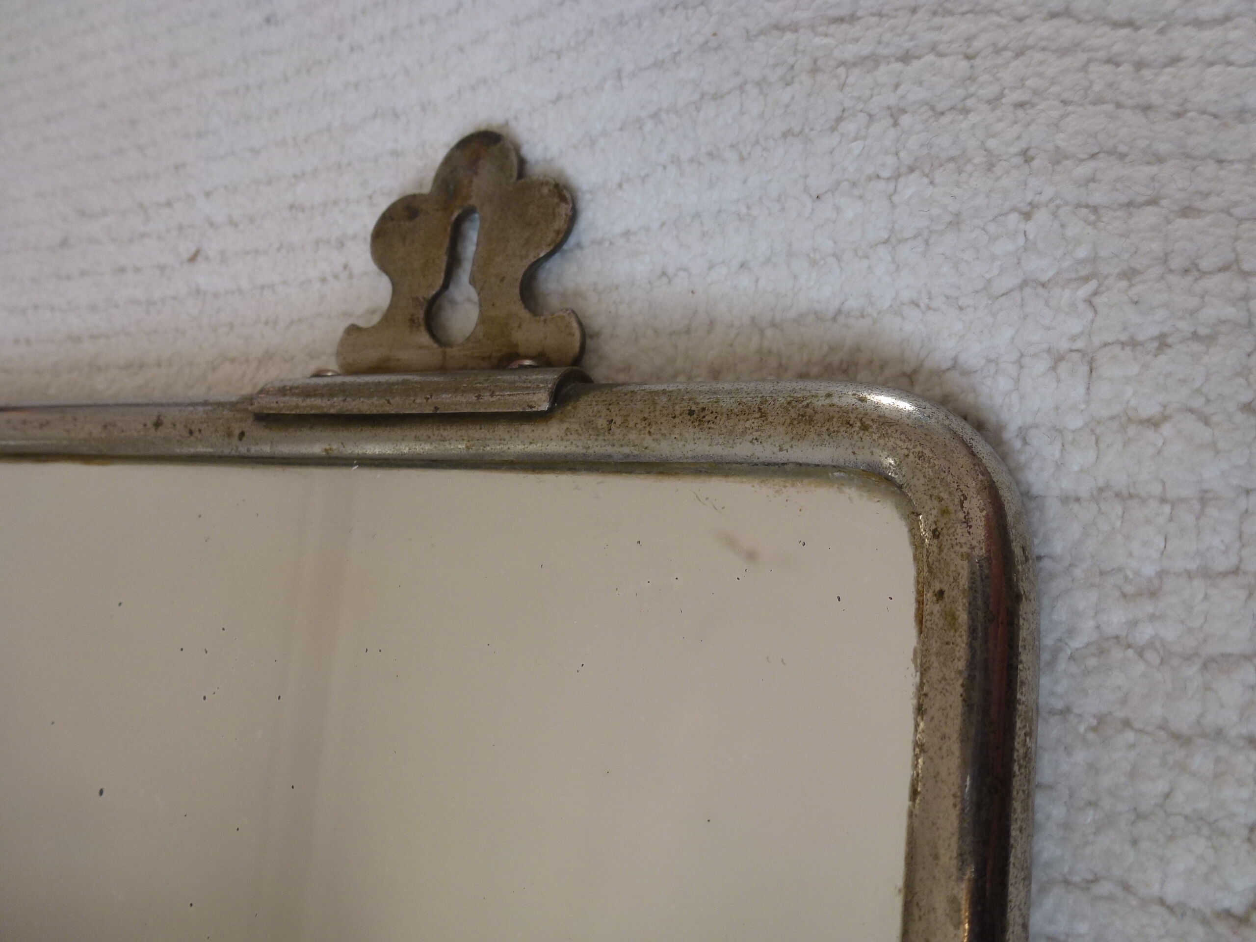 Former large mirror Barbier XXL 75 cm x 50 cm 50 years