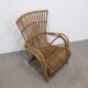 Vintage bamboo armchair