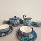 Complete tea/coffee service in Longwy enamel.